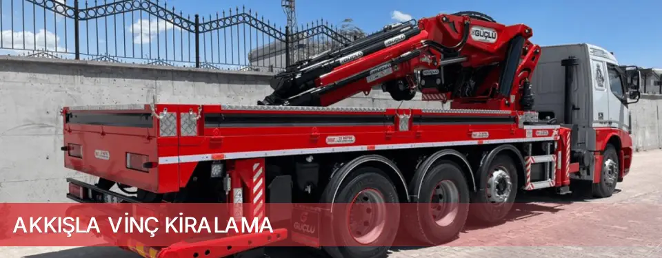 Akkışla İlçemi Vinç Kiralama
